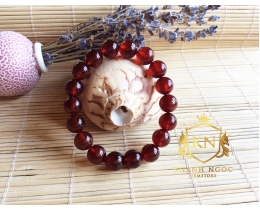 Vòng Tay Đá Garnet(Ngọc Hồng Lựu) 10ly