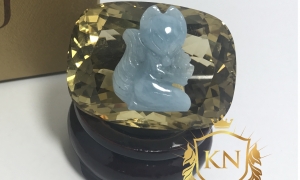 Hồ Ly Đá Aquamarine