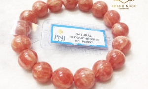 Vòng Đá Rhodochrosite VIP 11li - Đá Đào Hoa